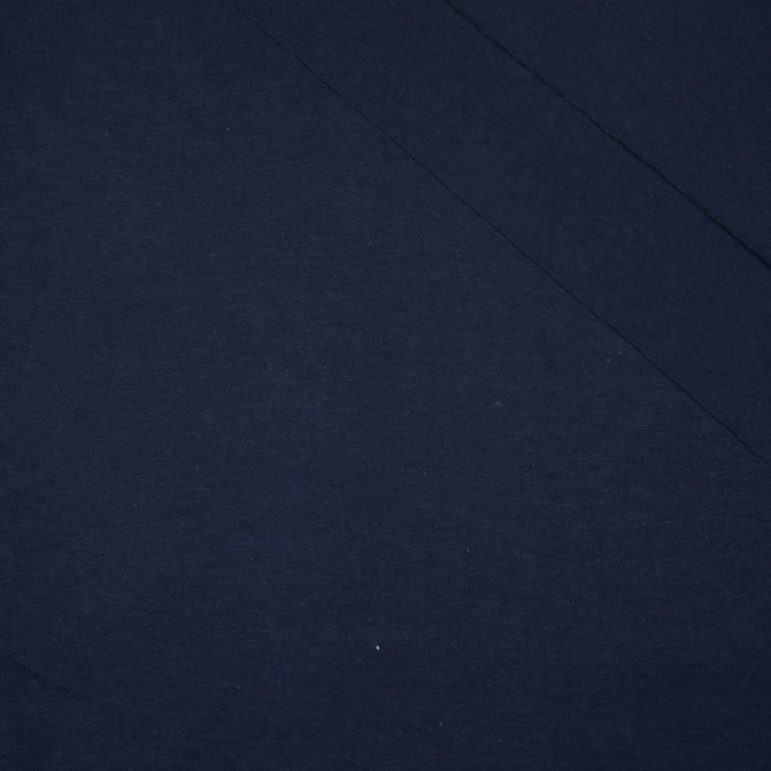 T-shirt knit fabric 100% cotton 170g - NAVY (D-28)