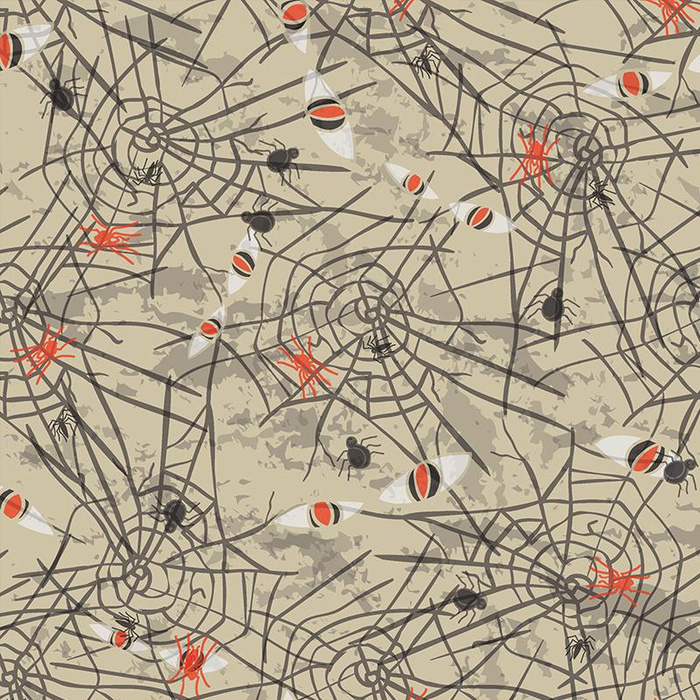 HALLOWEEN WEB EYES - Waterproof woven fabric