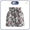 PAPERBAG šortky - LUXE TROPICAL  vz. 2 - Sada šití XS