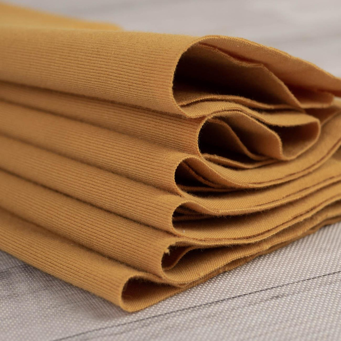 Single jersey z elastanem 210g - MUSZTARDOWY (D-09)