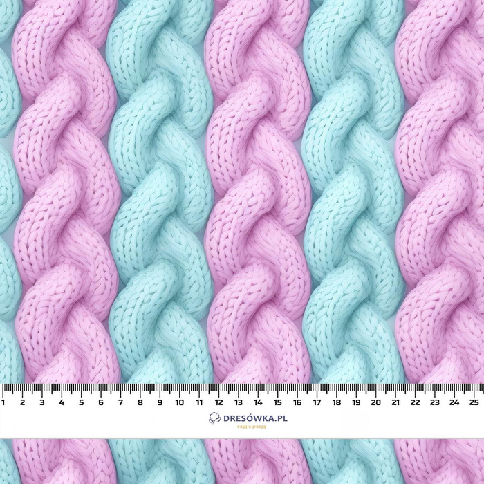 IMITATION PASTEL SWEATER M. 4- Polster- Velours