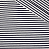 Viscose jersey - STRIPES DARK BLUE / WHITE 0,5cm x 0,5cm