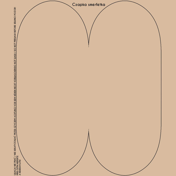 "Beanie" cap - HAZELNUT / beige / Choice of sizes