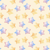 COLORFUL STARS (CHRISTMAS REINDEERS)