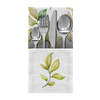 NAPKINS AND RUNNER - GREEN LEAVES - sewing set