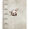 WINTER ANIMALS wz.14 - PANEL (60cm x 50cm) light brushed knitwear