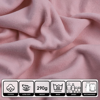 Brushed Sweater Knit - ROSE QUARTZ