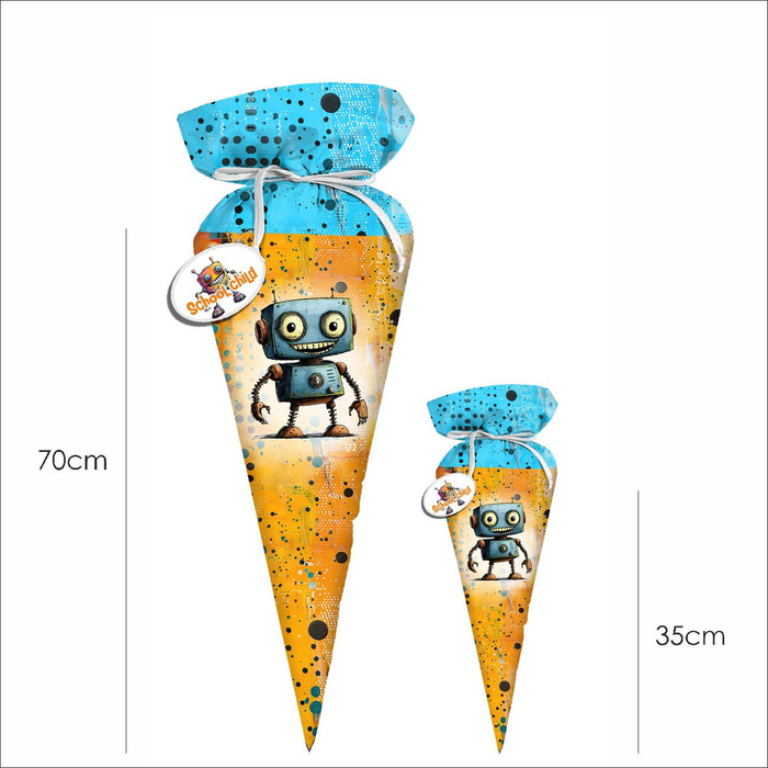 First Grade Candy Cone - ROBOT PAT.6 - sewing set