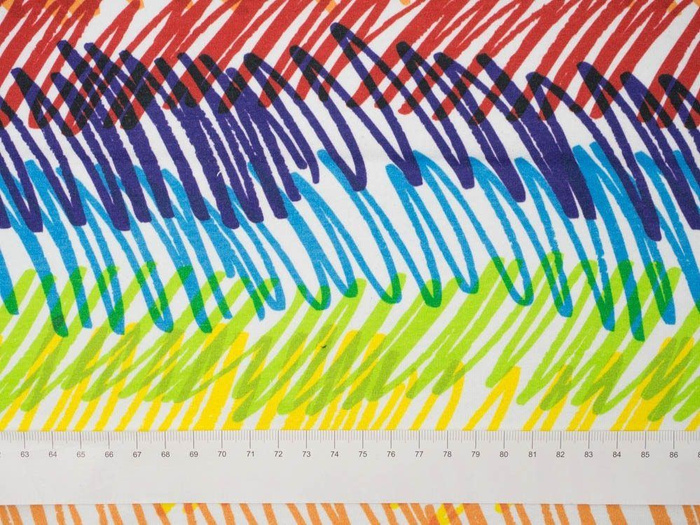 SCRIBBLE - single jersey with elastane TE210