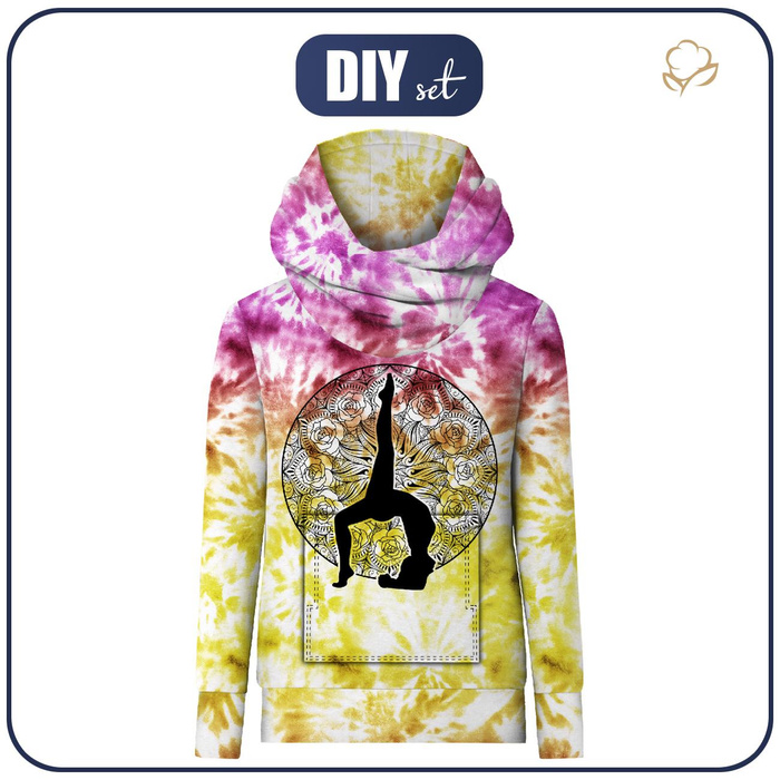 UNISEX HOODIE (HYDRA) - YOGA / mandala - Nähset S