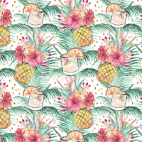 ANANAS DRINK - Wasserabweisende Webware