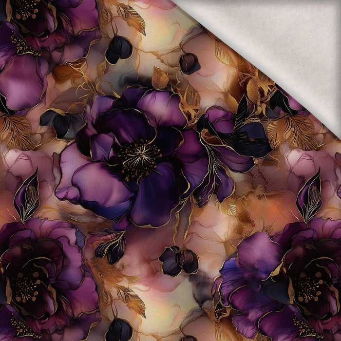 FLOWERS wz.61 - brushed knitwear with elastane ITY