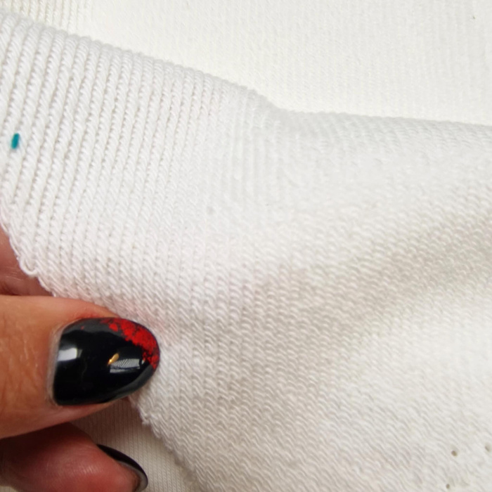 Diagonal-French Terry 340g - Cloud Dancer/ ECRU (D-02)