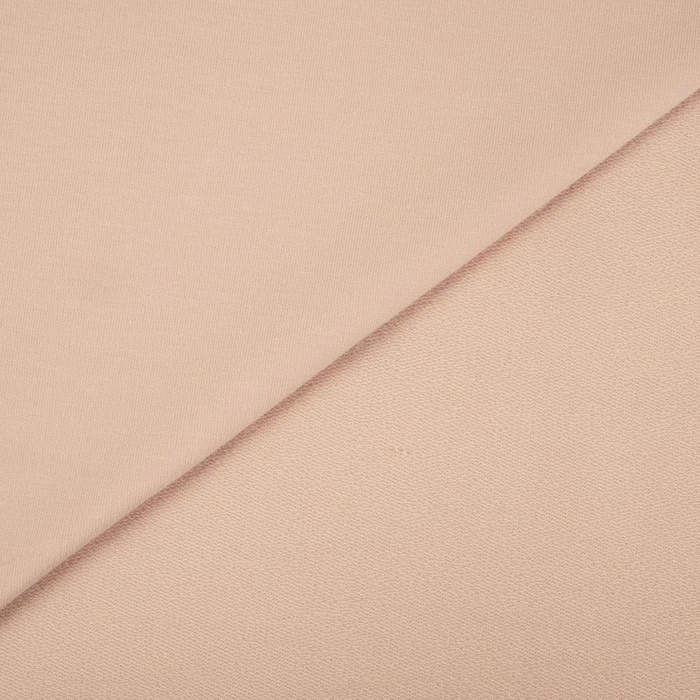 D-54 MUTED PINK - looped knitwear with elastan 