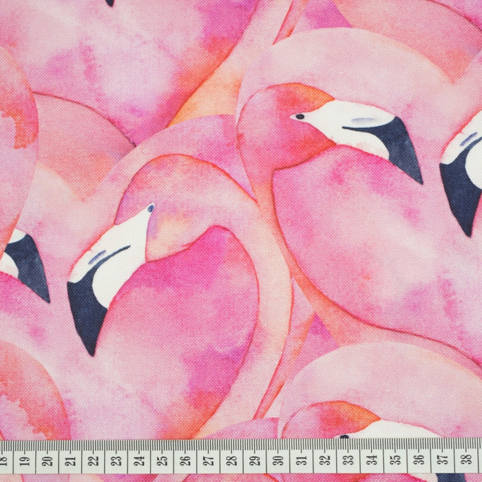 PINK FLAMINGOS - Wasserabweisende Webware