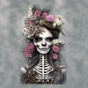 GOTHIC GIRL - Paneel (60cm x 50cm) Wasserabweisende Webware