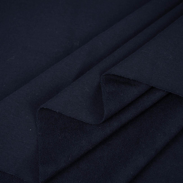 French Terry mit Elasthan - NAVY (D-28)
