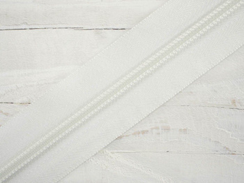 Zipper tape 5mm  white - 501