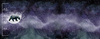 BÄR (GALAXY) - panoramisches Paneel Sommersweat (60cm x 155cm)