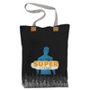 SHOPPER BAG - SUPER LEHRER - Waterproof woven fabric - sewing set