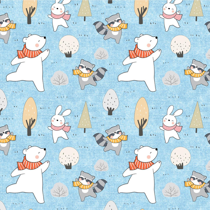 WINTERPARTY MS. 1 (WINTERSPIEL) / ACID WASH HELLBLAU