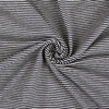 Viskose Jersey - STREIFEN DUNKELBLAU  / WEIß 0,2cm x 0,2cm