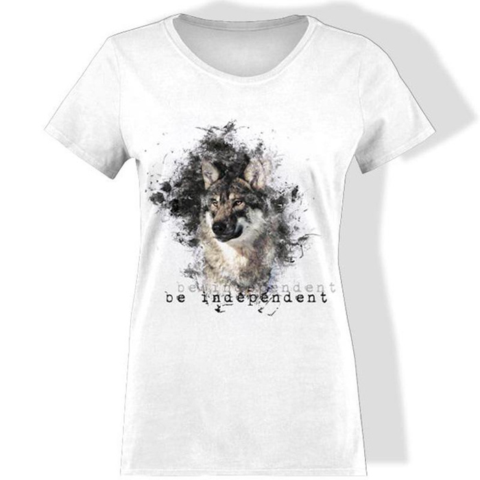 T-SHIRT DAMSKI - BE INDEPENDENT (BE YOURSELF) - single jersey XXS