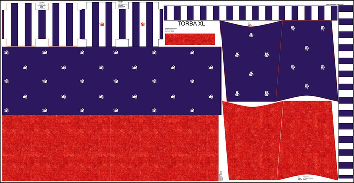 Taška XL s sáčkem 2 v 1 - MALÉ LODĚ