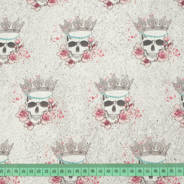 SKULL QUEEN - dresówka pętelkowa SP250