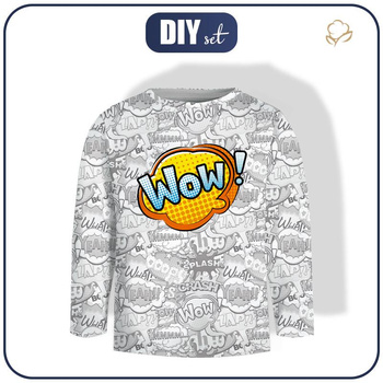 LONGSLEEVE - COMICS / wow - Nähset