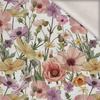 PASTEL FLOWERS WZ. 32 - dzianina drapana z elastanem ITY