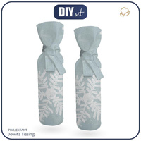 Weinflaschen-Überzug - SCHNEEFLOCKE - DIY set