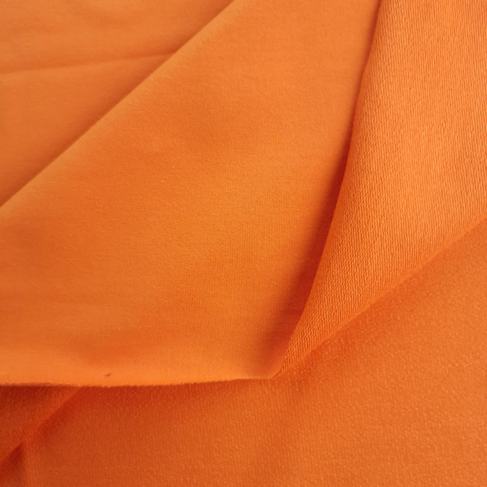Prémiová teplákovina s jemnou smyčkou - ORANGE