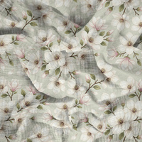 PASTEL FLOWERS WZ. 24 - Baumwoll Musselin