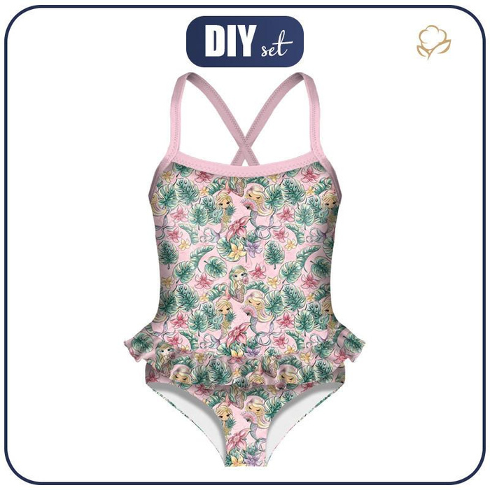 Girl's swimsuit - MERMAIDS MIX - 110-116