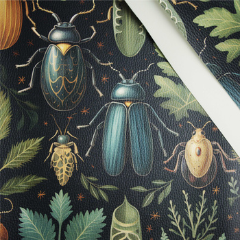 Botanical wz.4 (46 cm x 50 cm) - dickes geprägtes Kunstleder