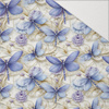 Butterfly & Flowers wz.15 - Hydrophobic brushed knit
