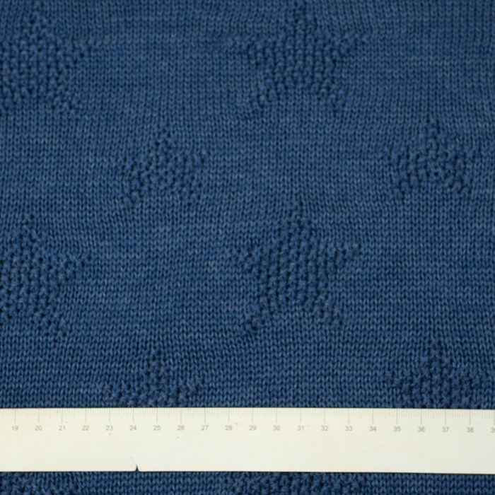 BLANKET (STARS) / jeans S - thin knitted panel