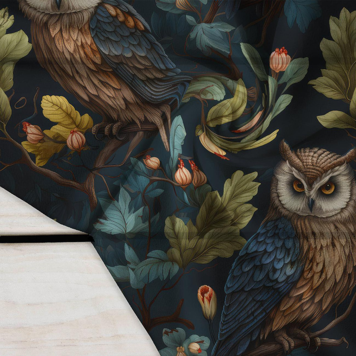 PASTEL BIRDS M. 5 (EULE) - Krepp