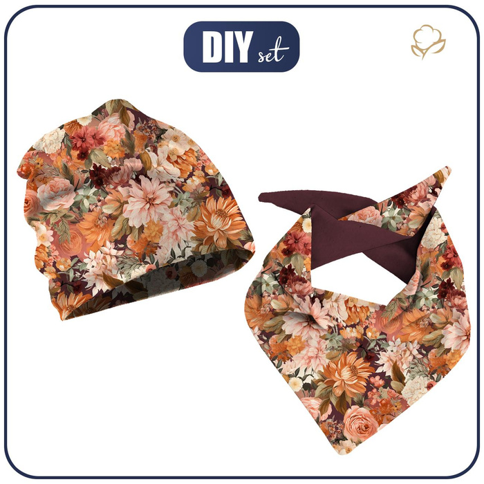 KID'S CAP AND SCARF (CLASSIC) - AUTUMN TIME PAT. 2 51-54