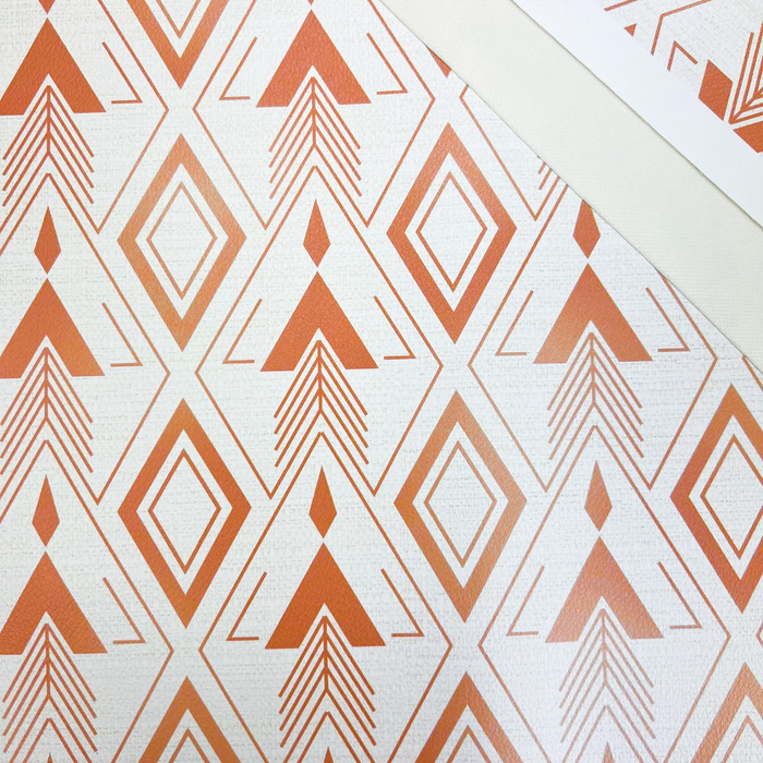 GEOMETRIC MINIMAL WZ. 2 (46 cm x 50 cm) - dickes geprägtes Kunstleder