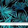 PALMENBLÄTTER Ms. 5 / schwarz - schnelltrocknende Webware