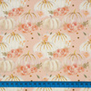 PASTEL PUMPKINS AND FLOWERS (PUMPKIN GARDEN) - looped knit fabric