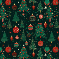 CHRISTMAS TREE VZ. 3 - lycra 300g