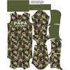 PÁNSKÁ MIKINA S KAPUCÍ (COLORADO) - PAPA / moro - SADA ŠITÍ XL DE