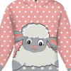 KID'S HOODIE (ALEX) - SHEEP BARBRA - looped knit fabric (110/116)