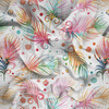RAINBOW FEATHERS - Cotton muslin