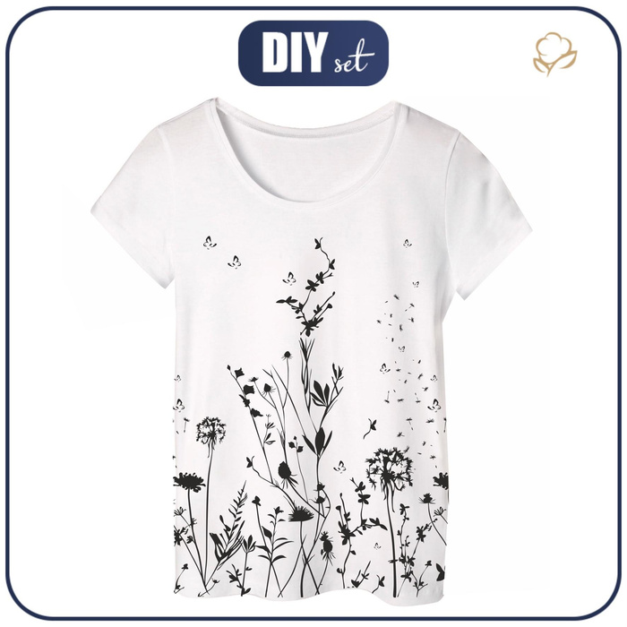 PIŻAMA-T-SHIRT - ŁĄKA - XXL