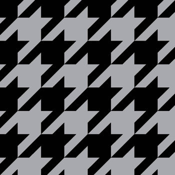 SCHWARZER HAHNENTRITT (groß) / grau