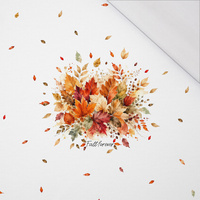 AUTUMN LEAVES - panel (60cm x 50cm) SINGLE JERSEY